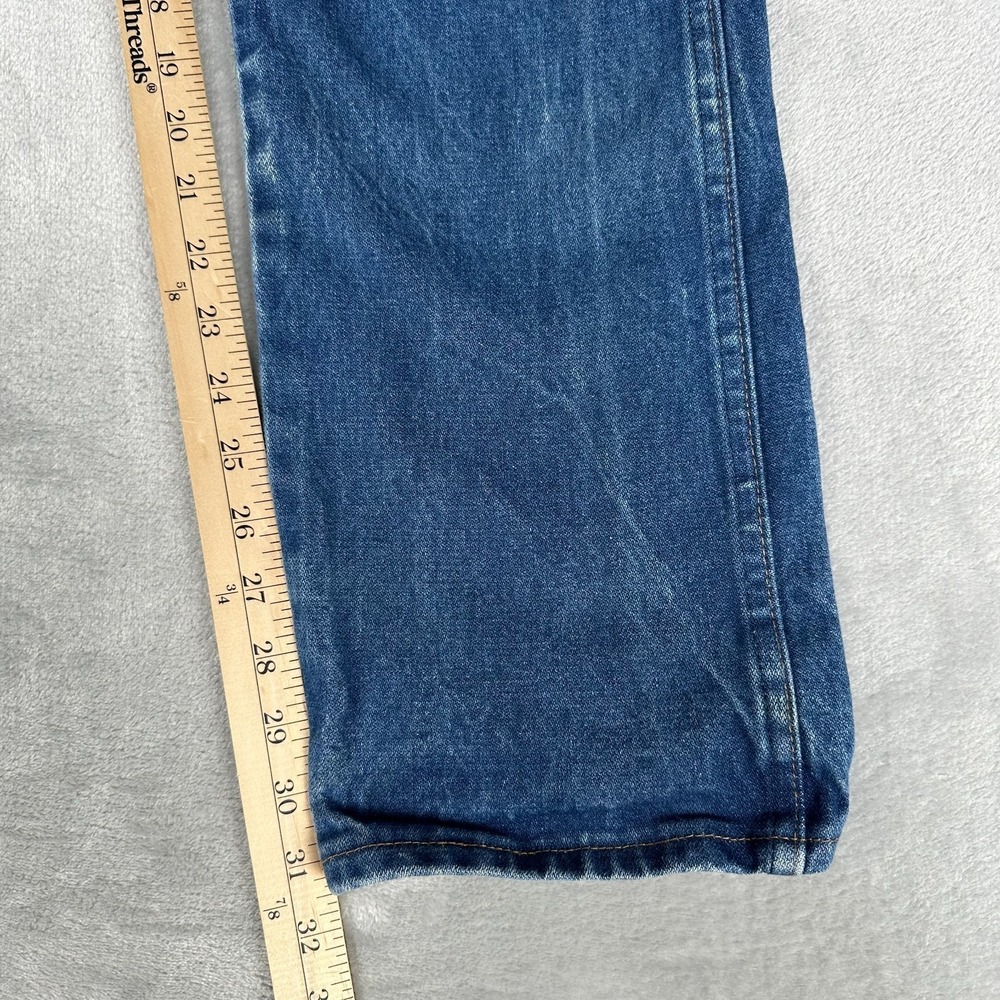 Wrangler Jeans Mens 30x34 Blue Denim 13MWZ Cowboy Western Rodeo Casual - Picture 3 of 16